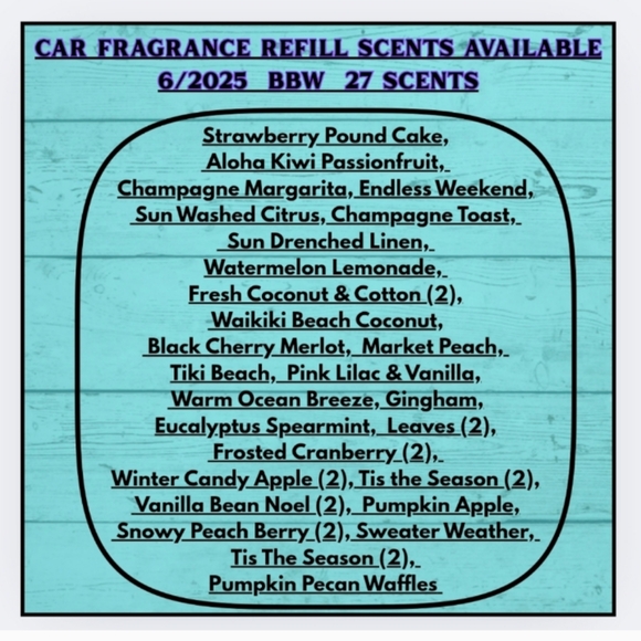 🔥CAR VENT AIR FRESHNER w/1 Scent ‼️You Choose‼️ - Picture 5 of 5